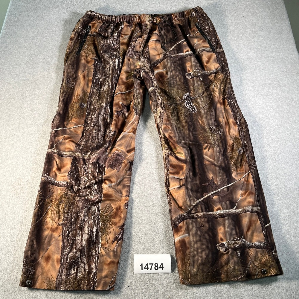 LongLeaf Camo Only Nature Does It Better Hunting Pants Mens 3XL Brown Camping